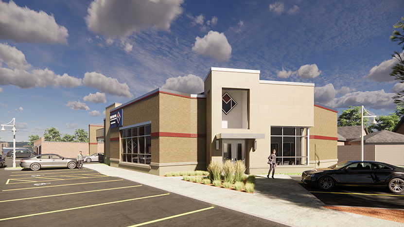 St. Clair Shores branch rendering